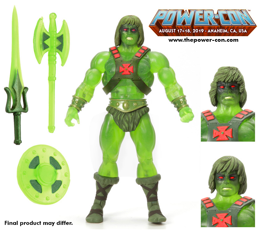 SDCC The Loyal Subjects He-Man Masters Universe HE-MAN Clear Slime Pit Green 